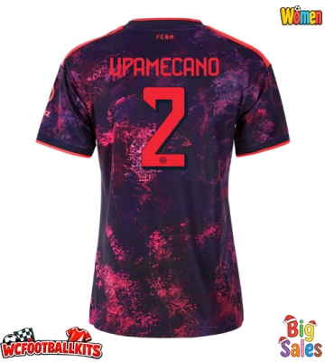 Bayern Munich Dayot Upamecano #2 Replica Third Stadium Shirt for Women 2026-27 Short Sleeve